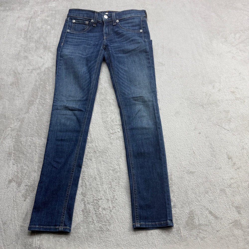 Rag & Bone Capri Jeans Women 25 Dark Wash Blue Slim Fit Contemporary Chic Denim